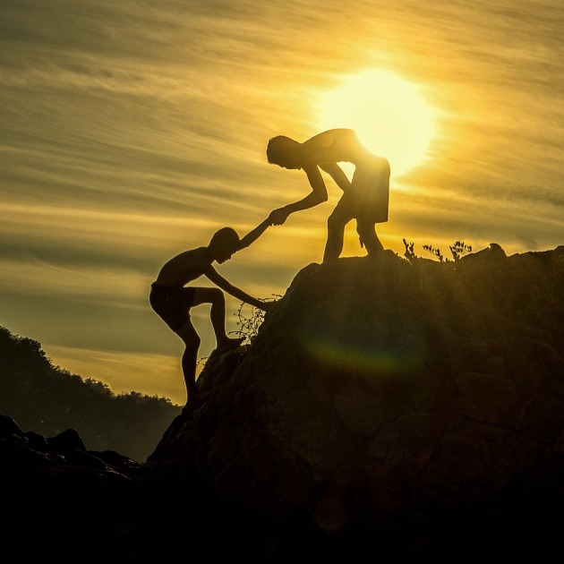 helping hand - climbing. choosing your business consultant - why