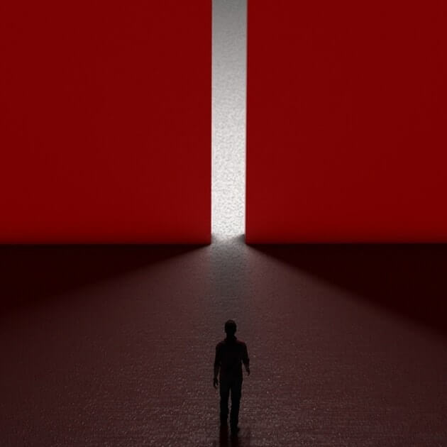 person jumping. meaning and qualities of entrepreneur - ignorance